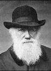 charles darwin with hat
